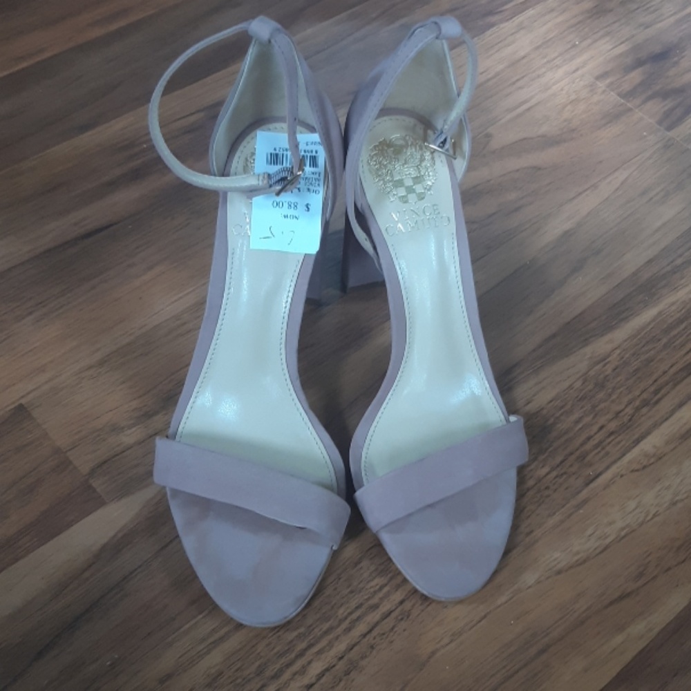 Vince camuto open toe pumps
